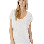 Ladies' Slinky-Jersey V-Neck T-Shirt