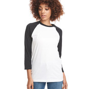 Unisex CVC 3/4 Sleeve Raglan Baseball T-Shirt